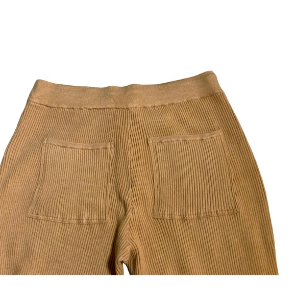 NWT Johnathan Simkhai Standard Danny Rib Knit Camel Joggers - Sz L - Picture 4 of 8